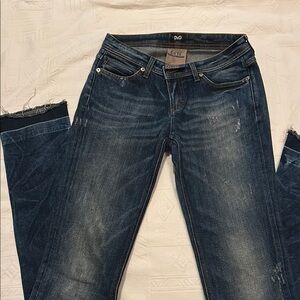 D&G Blue Straight Leg Jeans Classic Style